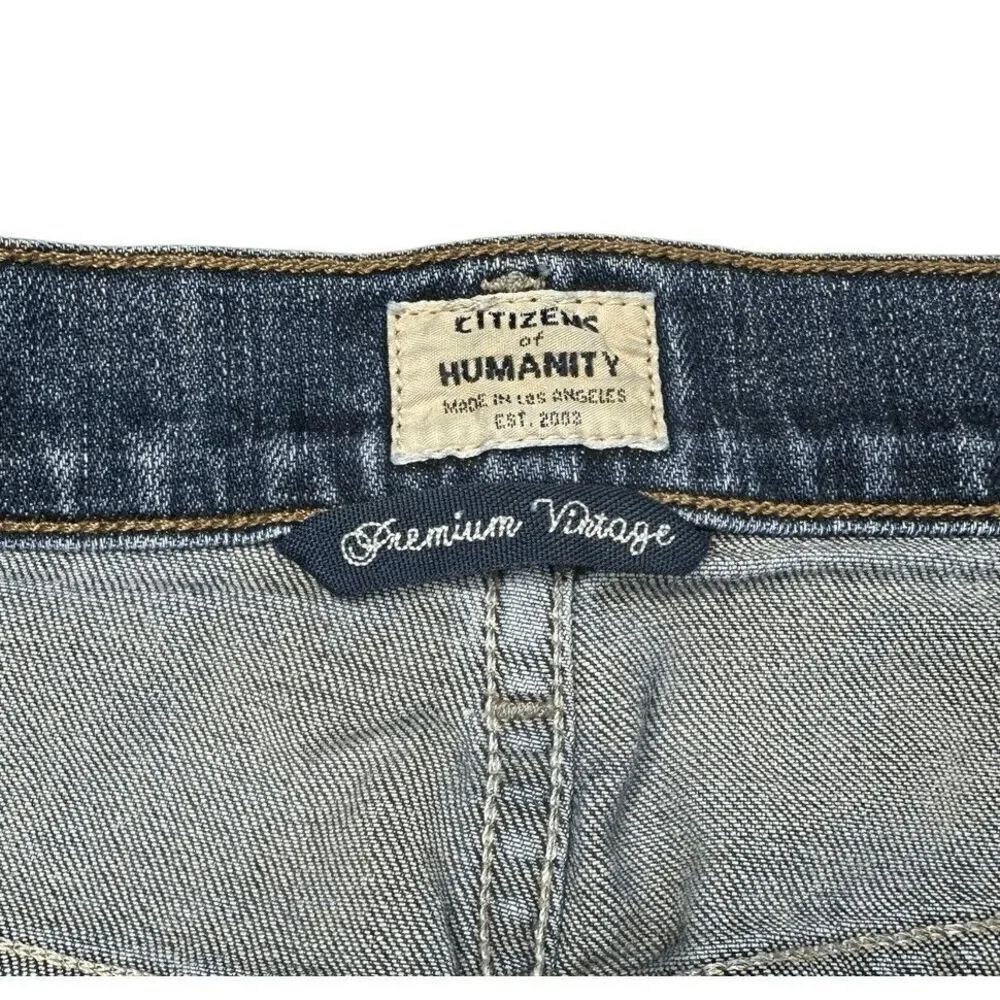 Citizens of Humanity Premium Vintage Corey Slouchy Slim Distressed Jean Size 26 - Picture 5 of 15